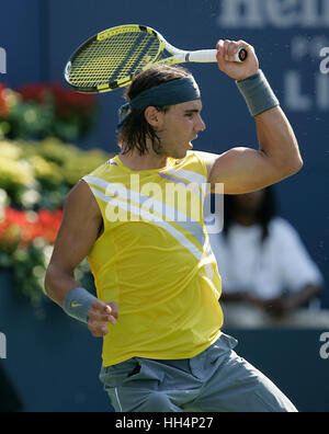 Rafael Nadal (ESP) US Open 2007 USTA Billie Jean King National Tennis Center di New York, Stati Uniti d'America Foto Stock