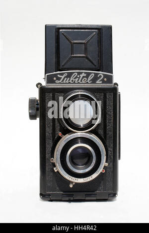 La Lubitel 2. GOMZ Leningrado (successivamente LOMO) fabbrica.prodotte tra il 1954 e il 1980 in più di due milioni di copie. Foto Stock