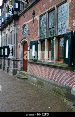 Stati provinciali di edifici con Martini-kerkhof, Groningen, Paesi Bassi Foto Stock