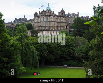 Lloyds Banking Group Head Office, il tumulo, Edimburgo Foto Stock