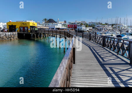 Marina Rubicon, Playa Blanca, Lanzarote, Isole Canarie, Spagna Foto Stock