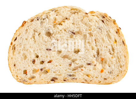 Fetta di pane isolato Foto Stock