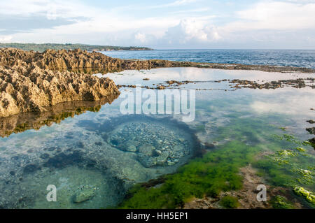 Devil's lacrime, Lembongan, Bali, Indonesia Foto Stock