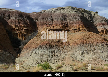 Erosione di arenaria bacino grande deserto dello Utah Foto Stock
