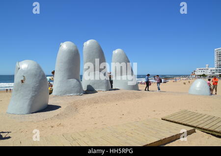 L'incantevole città di Punta del Este in Uruguay Foto Stock