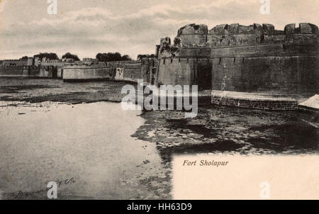 Fort Solapur, Solapur, Maharashtra, India Foto Stock