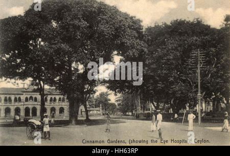 Cinnamon Gardens, Colombo, Ceylon (Sri Lanka) Foto Stock