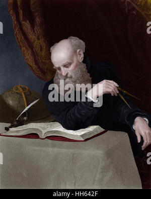 Galileo Galilei, astronomo italiano Foto Stock