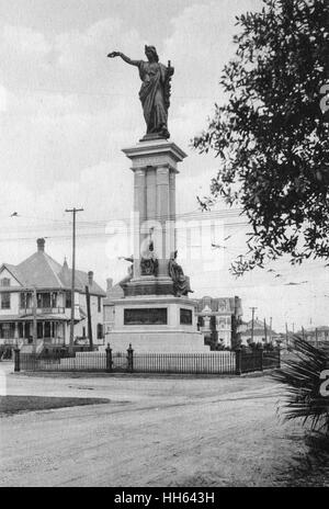 Texas Heroes Monument, Galveston, Texas, Stati Uniti Foto Stock