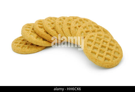 Biscotti digestivi isolato su bianco Foto Stock