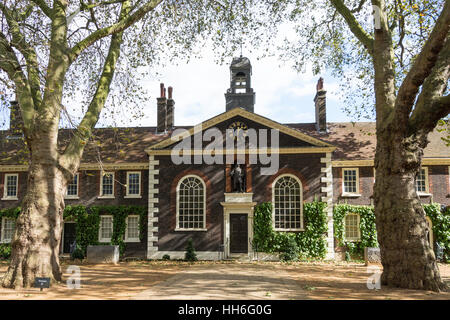 Il Geffrye Museum di casa, Kingsland Road, Shoreditch, London Borough of Hackney, Greater London, England, Regno Unito Foto Stock