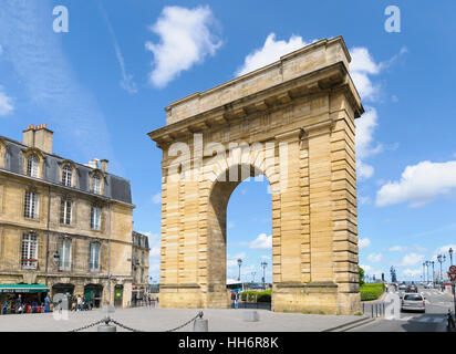 Porte de Bourgogne, Bordeaux, Gironde, Aquitaine, Francia Foto Stock