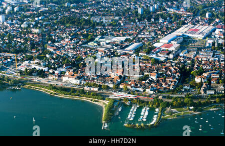 Radolfzell, Moos, Lago di Costanza, Baden-Württemberg, Germania Foto Stock