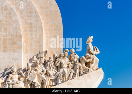 Il Monumento delle Scoperte, Padrao dos Descobrimentos, Belem, Lisbona, Portogallo Foto Stock