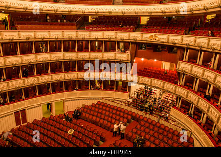Vienna Opera house interno Foto Stock