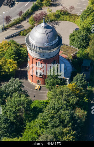 Camera Obscura, ex water tower sulla ex Landesgartenschaugeländes MüGa Mülheim, Mülheim an der Ruhr, la zona della Ruhr, Foto Stock