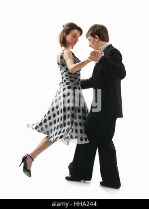 Passi, passo, tango, professional, romanticismo, pratica, pratica tuta, insieme, Foto Stock