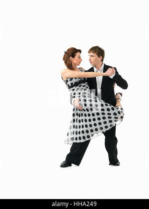 Passi, passo, tango, professional, romanticismo, pratica, pratica tuta, insieme, Foto Stock