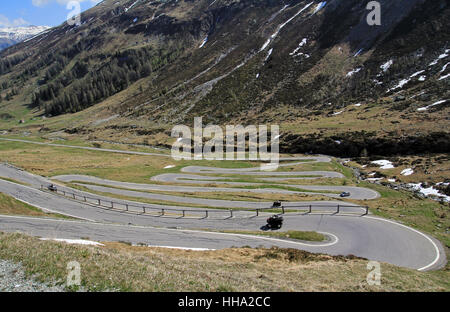 Molti spazzare il splgenpass Foto Stock