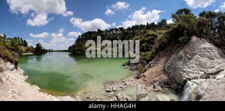 Wai-o-tapu area geotermica Foto Stock