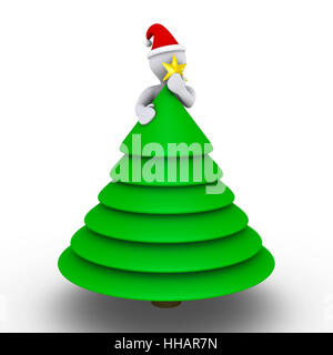 Holiday, modello, design, progetto concetto, pianificazione progetto, albero, inverno, verde Foto Stock