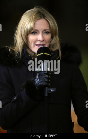 BBC Sport presenter Gabby Logan Foto Stock