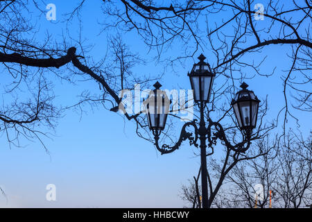 Lampada di antiquariato sul viale lungomare in Odessa, Ucraina. Foto Stock