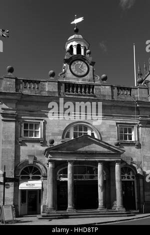 L'edificio Buttercross, centro città, Ludlow town, Shropshire County, England, Regno Unito Foto Stock