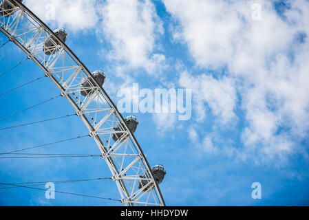 London Eye (Millennium Wheel), London Borough di Lambeth, London, Regno Unito Foto Stock