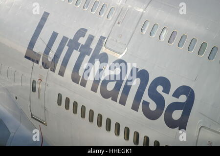 Lufthansa Boeing 747-400 Foto Stock