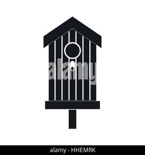 Nesting box icona, nero stile semplice Illustrazione Vettoriale