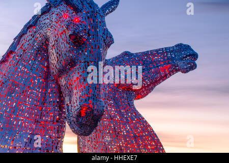 Il Kelpies Foto Stock