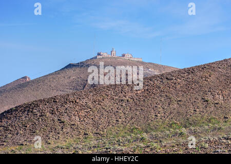 Faro Entallada, Las Playitas, Fuerteventura, Isole Canarie, Spagna Foto Stock