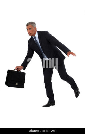 Adulto, equilibrio, adulti, attore, sfondo, sfondo, act, borsa, esseri umani, umana Foto Stock