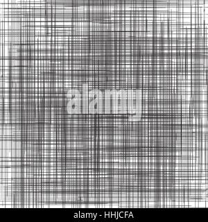 Orizzontale e verticale delle linee nere su sfondo bianco(pattern) Illustrazione Vettoriale