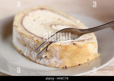 Swiss roll Foto Stock