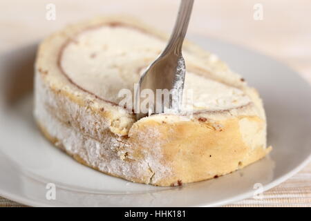 Swiss roll Foto Stock