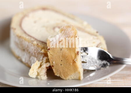 Swiss roll Foto Stock