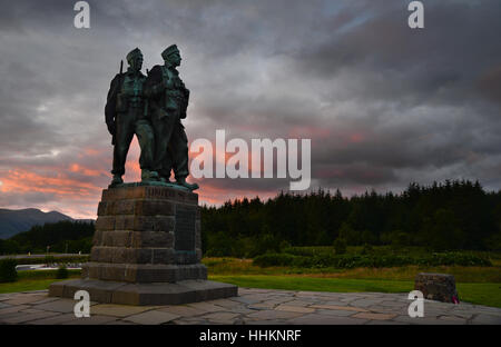 Il Commando Memorial, Spean Bridge Foto Stock