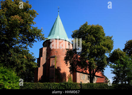 San Johannis chiesa in Salzhausen, Lueneburger Heide, Bassa Sassonia, Germania, Europa Foto Stock