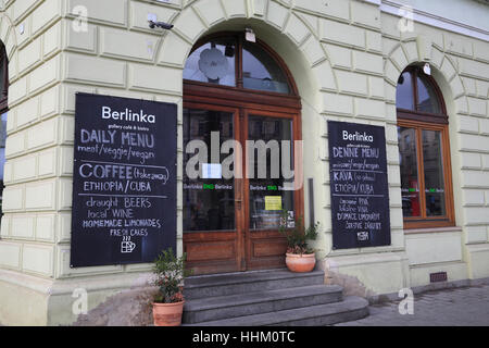 Bar BERLINKA, Bratislava, Slovacchia, Europa Foto Stock