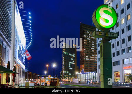 Berlino: Potsdamer Platz, , Berlino, Germania Foto Stock