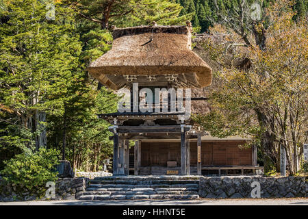 Tempio di Shirakawa-go, Gifu, Giappone Foto Stock