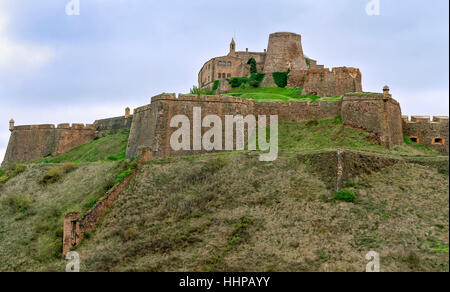 Storico, hill, pietra, vuoto, europeo, caucasica, Europa, Spagna, fortezza, Foto Stock