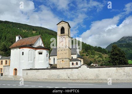 Chiesa, viaggi, credenza, chiesa, montagne, vacanza, vacanze, Foto Stock