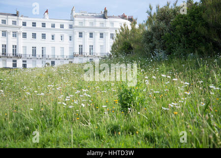 Exclusive Regency Residences in Lewes Crescent, Brighton. Foto Stock