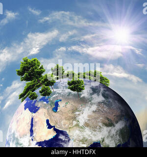 Blu, casa, costruendo, città, ambiente, ambiente, modello di progettazione, Foto Stock