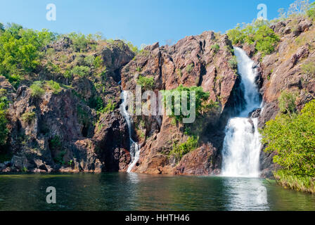 Wangi Falls, il Parco Nazionale di Litchfield, Australia Foto Stock