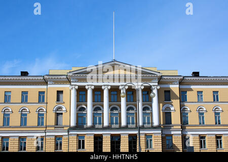 Storico, Finlandia, Helsinki, classicismo, università, istituto di istruzione, Foto Stock