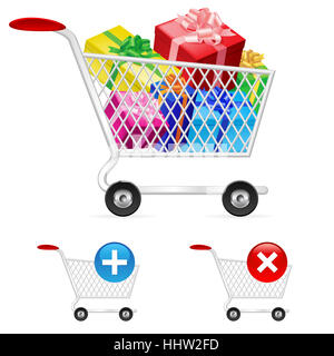 Pagare, presente, oggetto, isolato, moda, grafica moderna e modernità, stock Foto Stock